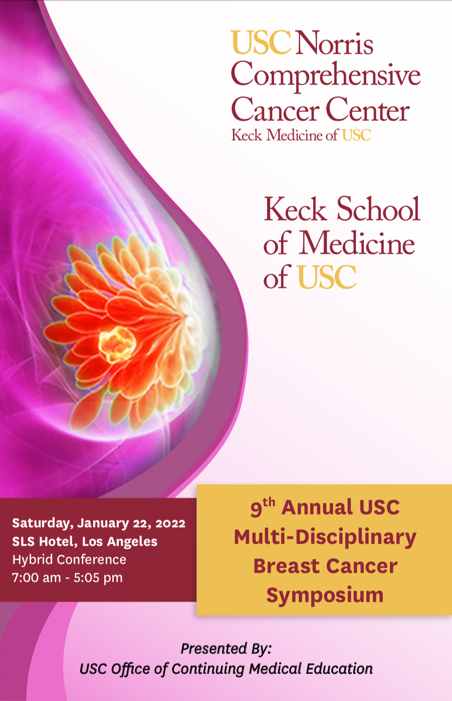 9th Annual USC Multi-Disciplinary Breast Cancer Symposium Banner